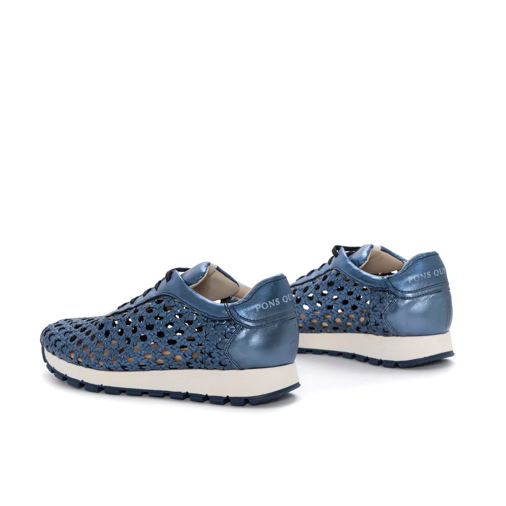 ZAPATILLA DEPORTIVA MANDY METAL AZZURRO - Image 3