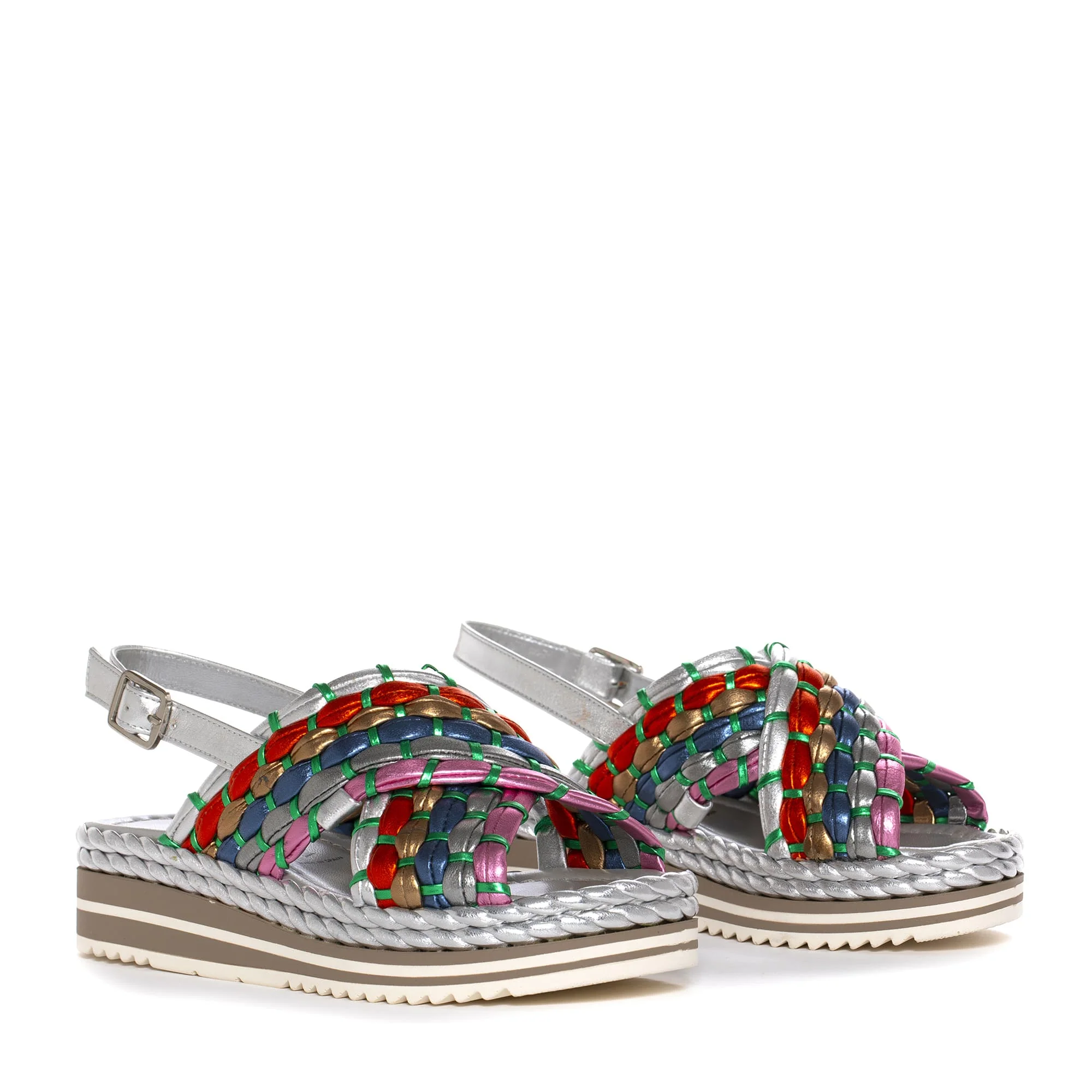 SANDALIA PLATAFORMA MILAN MULTI METAL VBT - Image 5