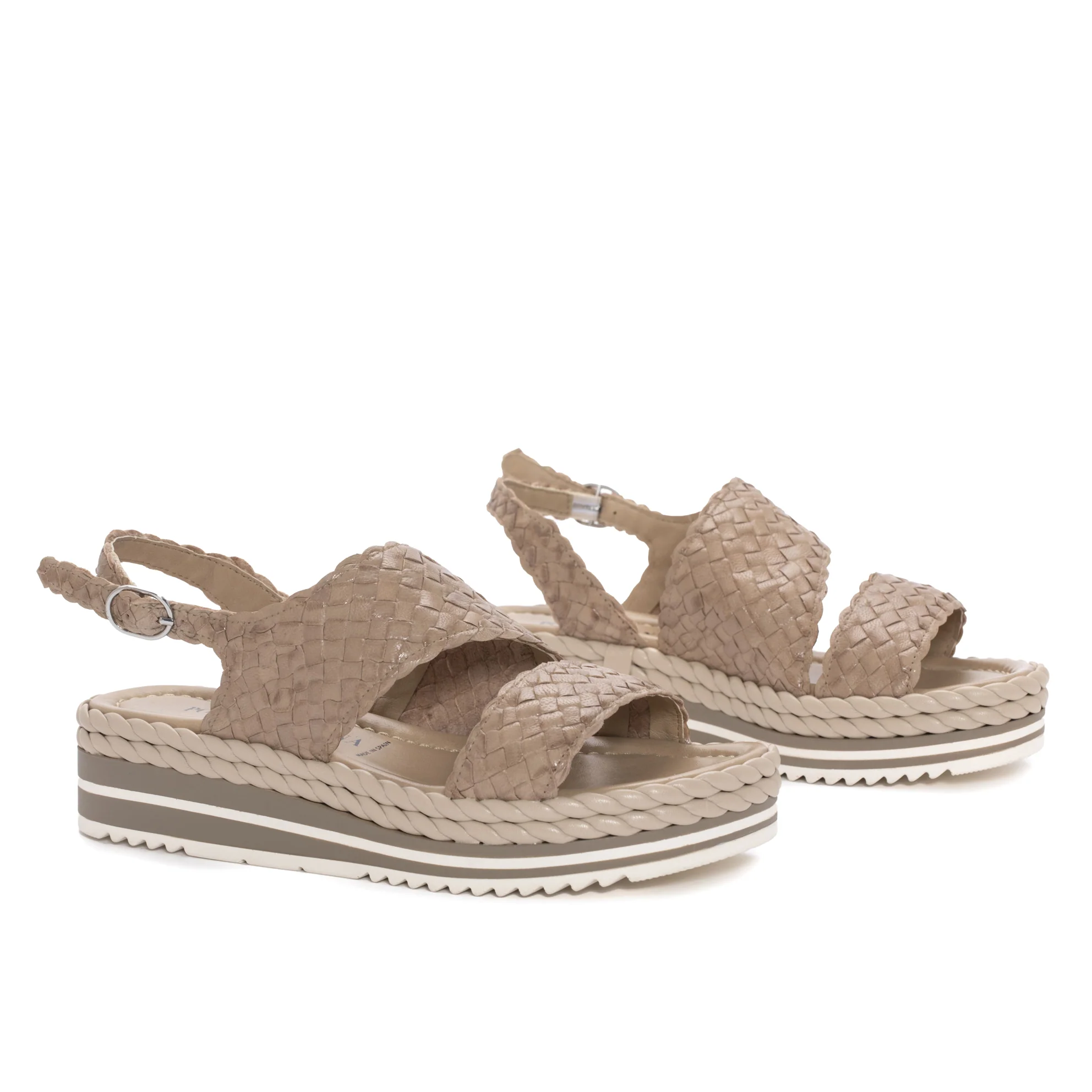 SANDALIA PLATAFORMA MILAN TAUPE - Image 3