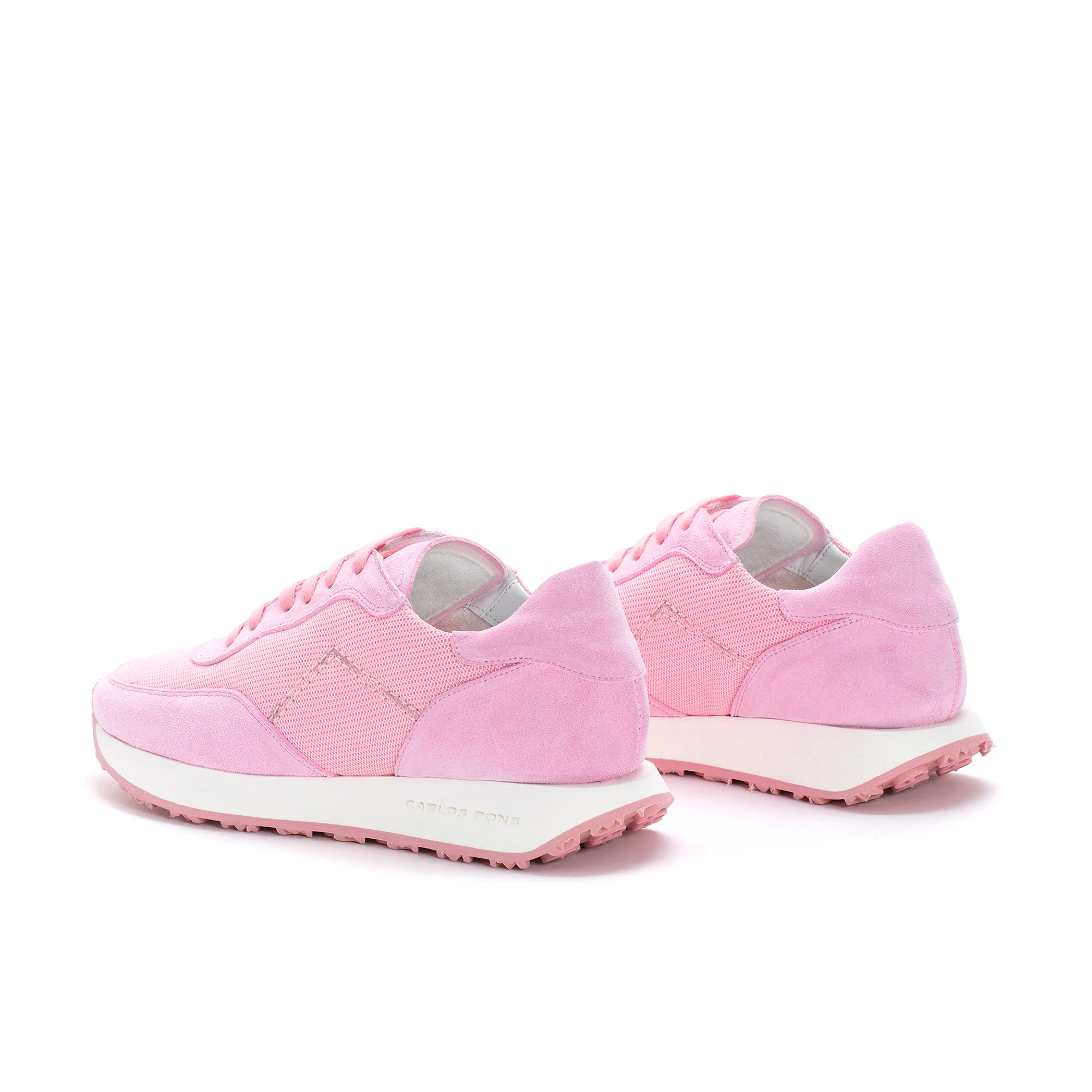 SNEAKER RUNNER VELOUR ROSA - Image 3