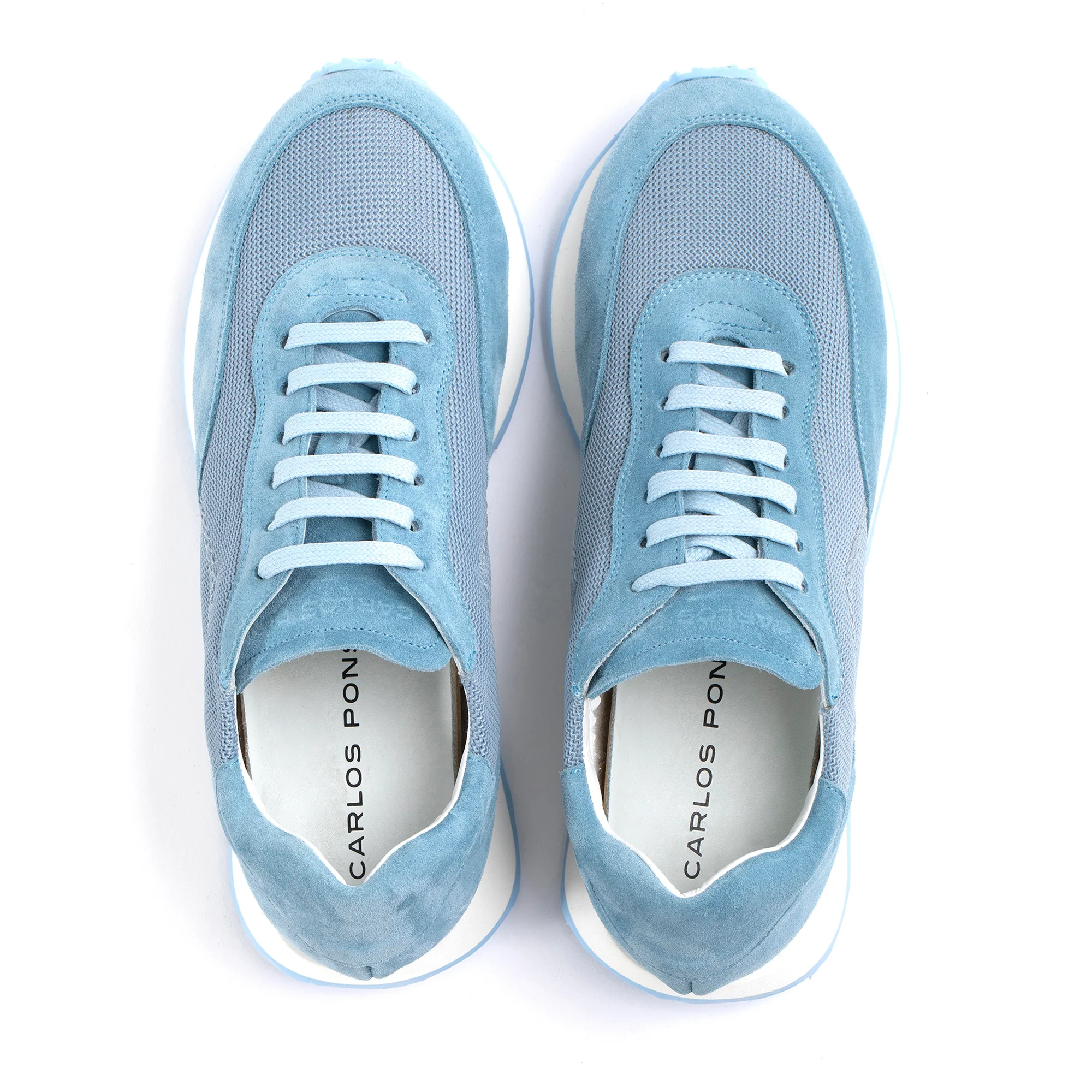 SNEAKER RUNNER VELOUR CIELO - Image 4