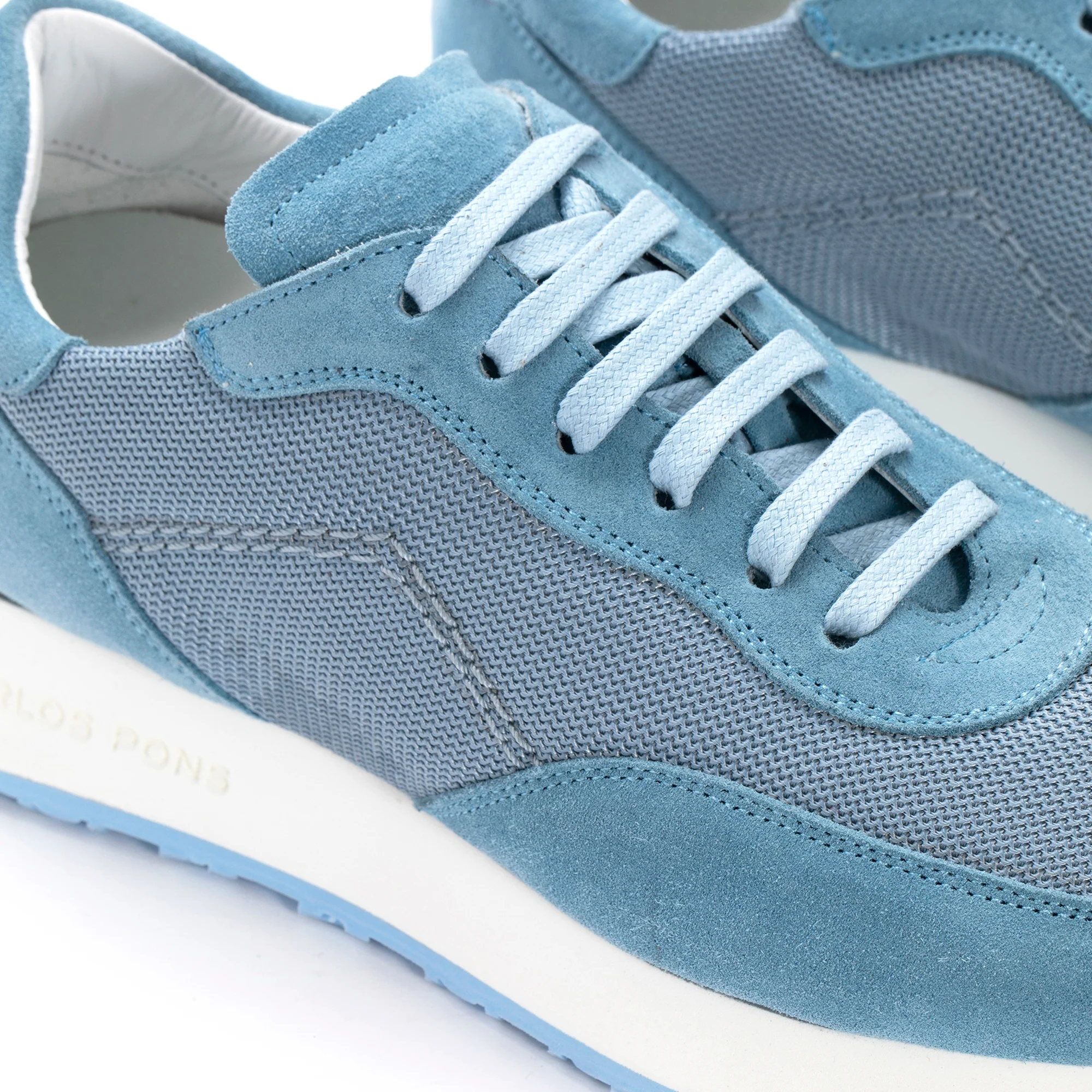 SNEAKER RUNNER VELOUR CIELO - Image 5