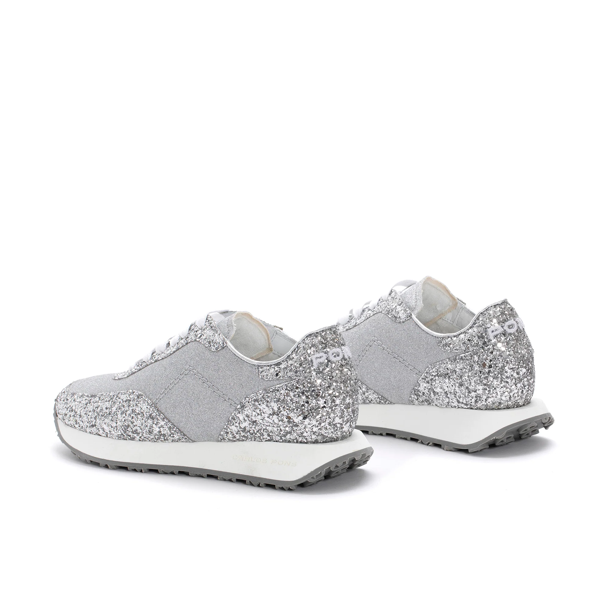 SNEAKER RUNNER GLITER PLATA - Image 3