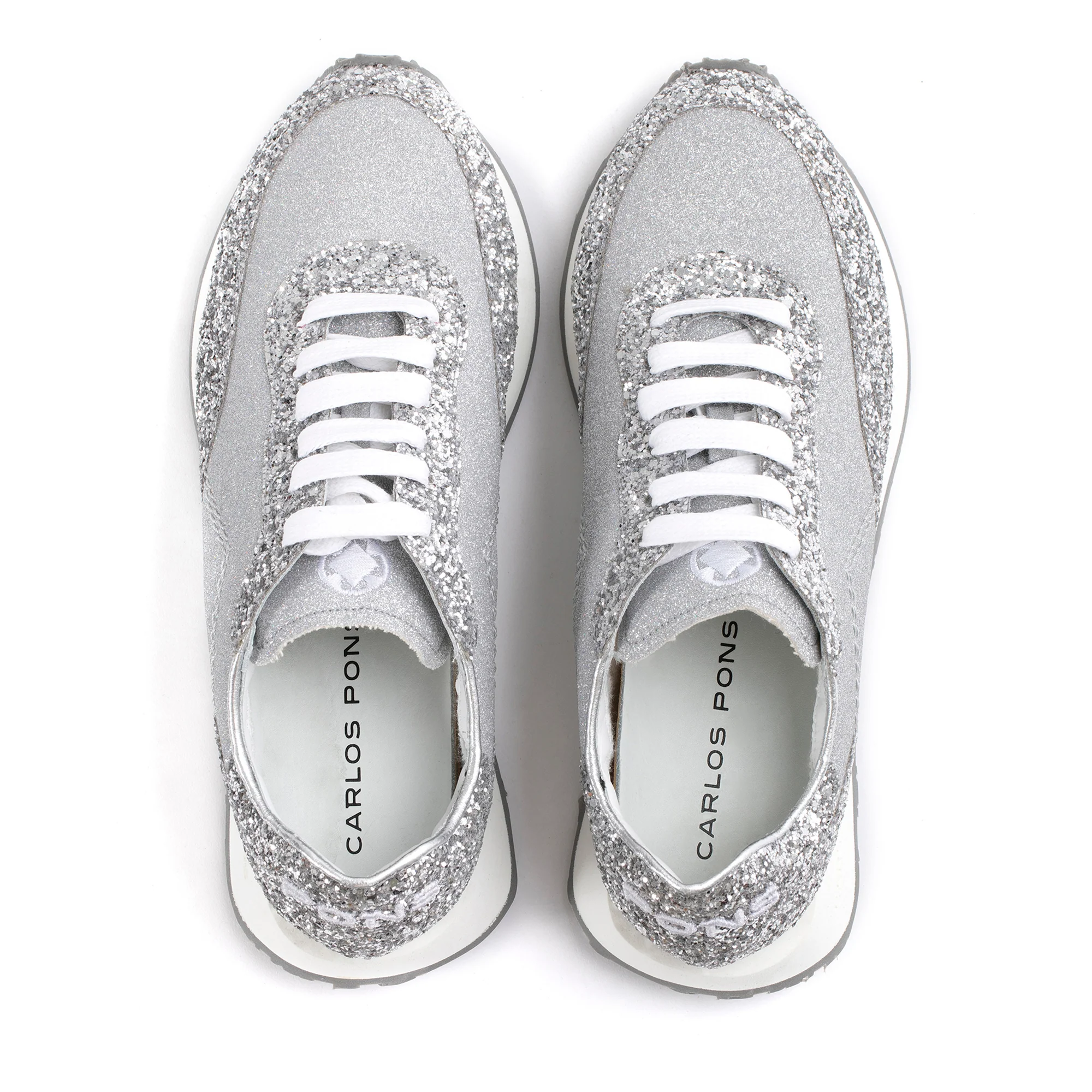 SNEAKER RUNNER GLITER PLATA - Image 4