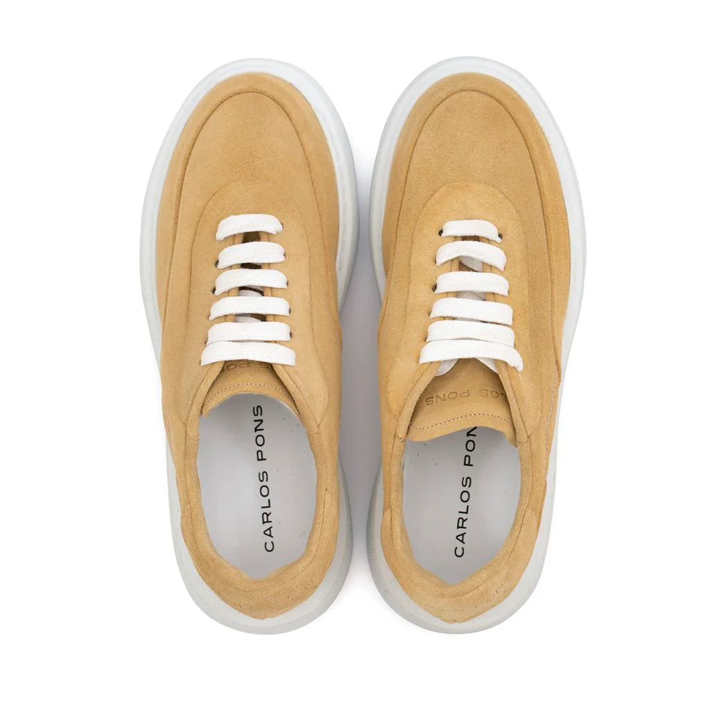 SNEAKER MALAYA VELOUR CAMEL - Image 4