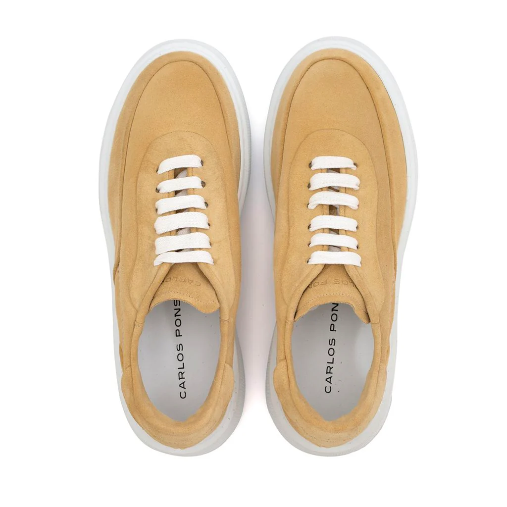 SNEAKER MALAYA VELOUR CAMEL - Image 4